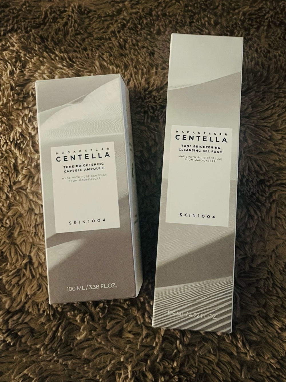 Madagascar Centella Tone Brightening Ampoule & Gel Foam Cleanser